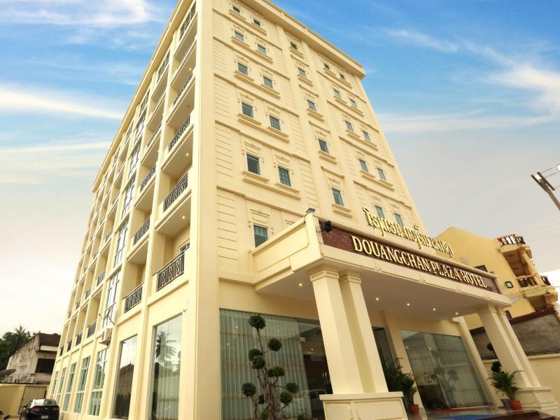 Douangchan Plaza Hotel Vientiane Bagian luar foto